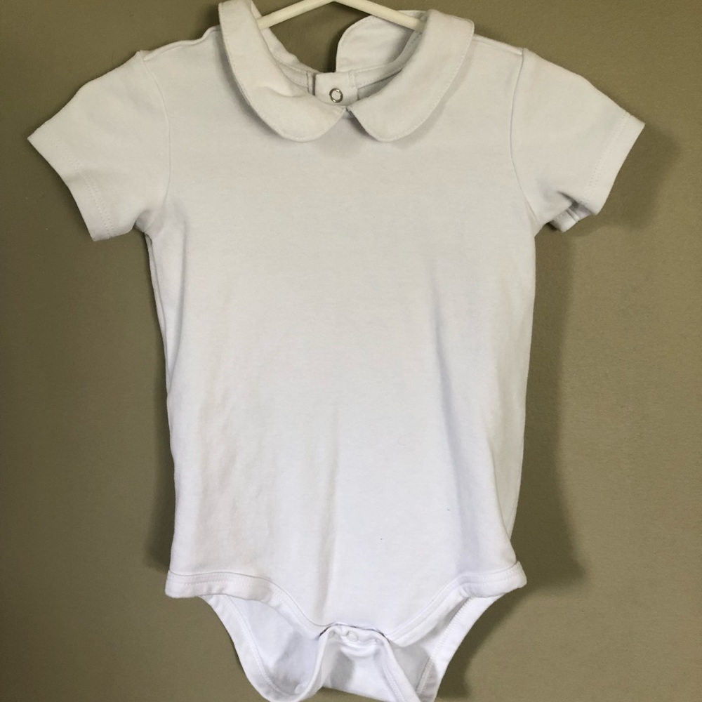 Set of 2 cotton Primary onesies